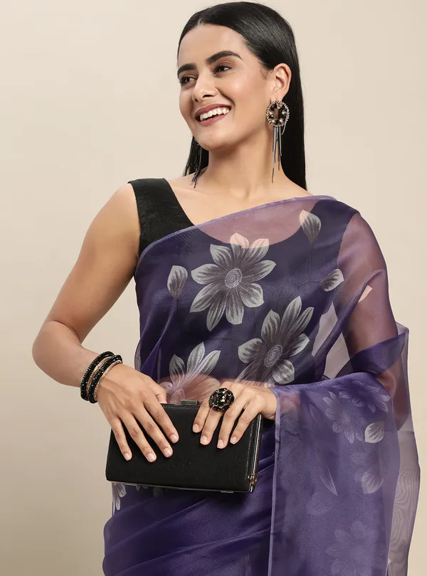 Purple_Organza_Saree_for_Women