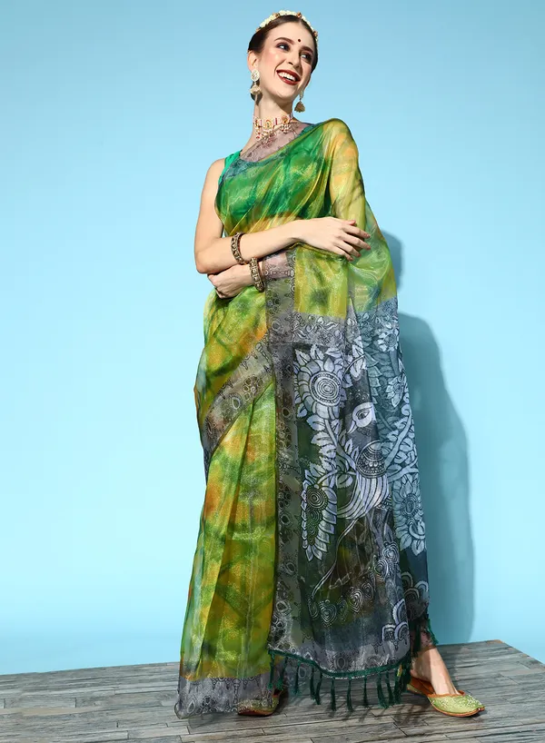 Green_Organza_Saree_for_Women