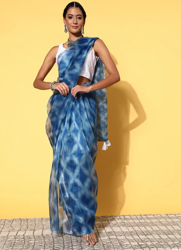 Blue_Organza_Saree_for_Women