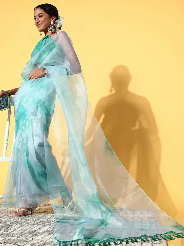 Green_Organza_Saree_for_Women