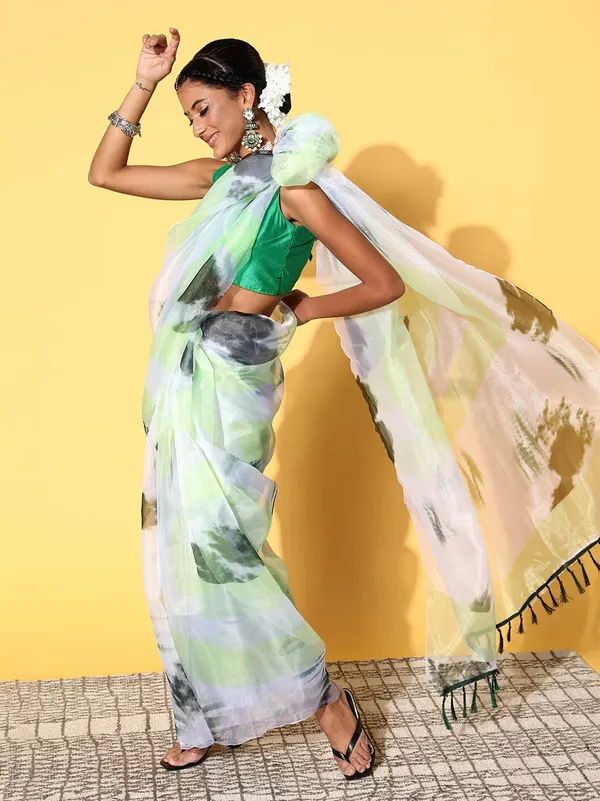 Multicolor_Organza_Saree_for_Women