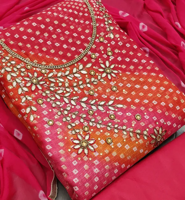 Red_Jacquard_Salwar_Suit_Material_for_Women