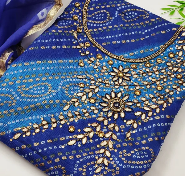 Blue_Jacquard_Salwar_Suit_Material_for_Women