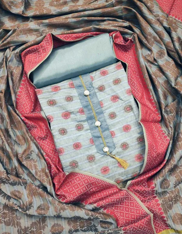 Grey_Jacquard_Salwar_Suit_Material_for_Women