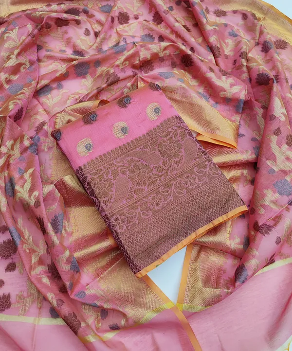 Pink_Jacquard_Salwar_Suit_Material_for_Women