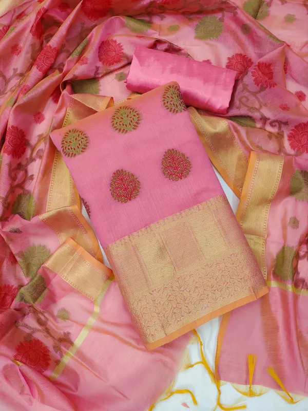 Pink_Jacquard_Salwar_Suit_Material_for_Women