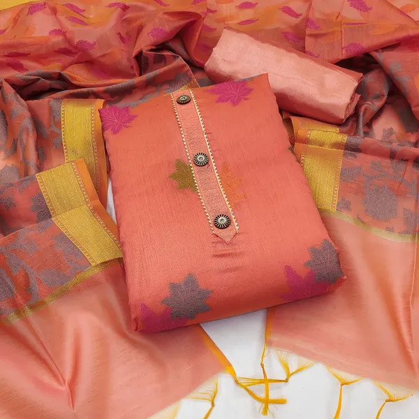 Orange_Silk_Blend_Salwar_Suit_Material_for_Women