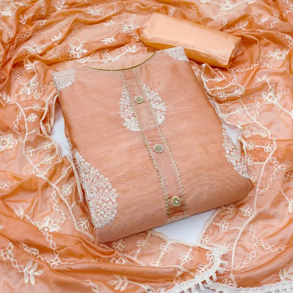Orange_Chanderi_Salwar_Suit_Material_for_Women