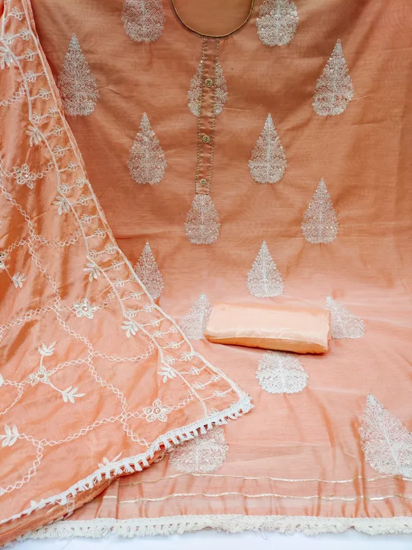 Orange_Chanderi_Salwar_Suit_Material_for_Women