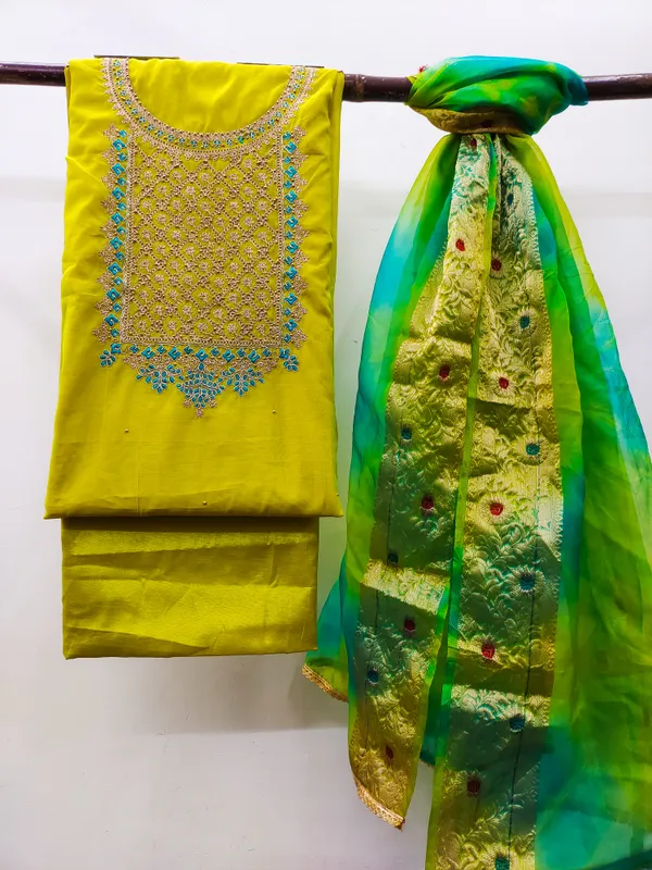 Yellow_Chanderi_Salwar_Suit_Material_for_Women