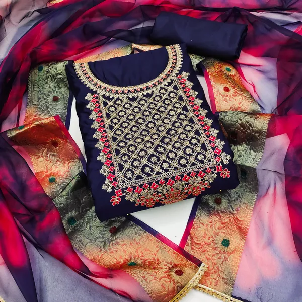 Dark_Blue_Chanderi_Salwar_Suit_Material_for_Women
