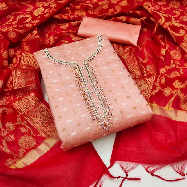 Orange_Silk_Blend_Salwar_Suit_Material_for_Women