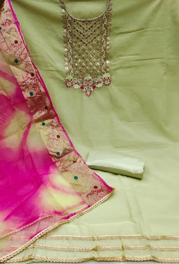 Light_Green_Chanderi_Salwar_Suit_Material_for_Women