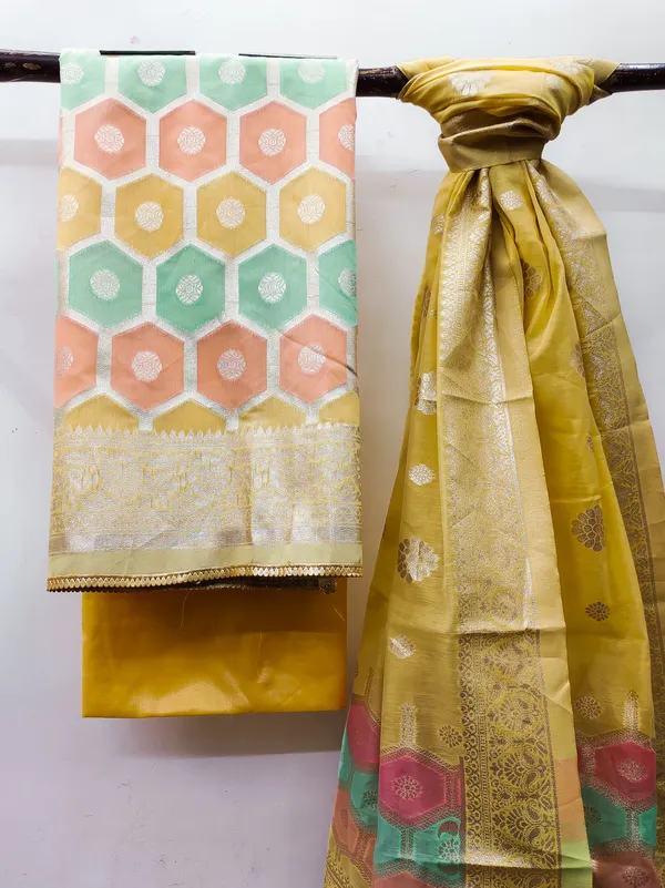 Yellow_Silk_Blend_Salwar_Suit_Material_for_Women