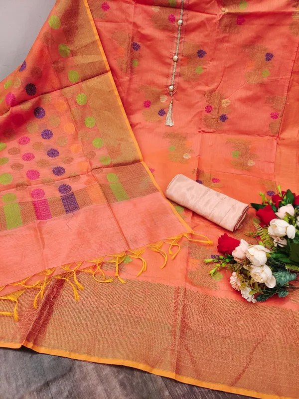 Pink_Silk_Blend_Salwar_Suit_Material_for_Women
