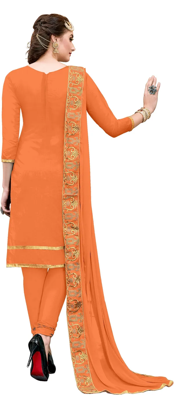 Orange_Chanderi_Salwar_Suit_Material_for_Women