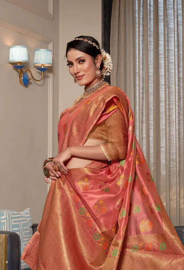 Pink_Organza_Saree_for_Women