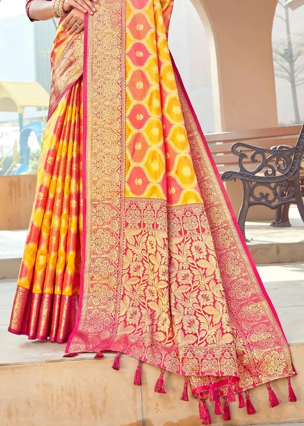 Yellow_Silk_Blend_Saree_for_Women