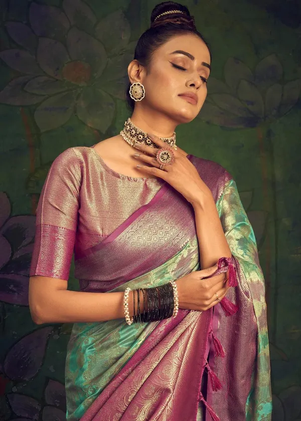 Light_Green_Silk_Blend_Saree_for_Women