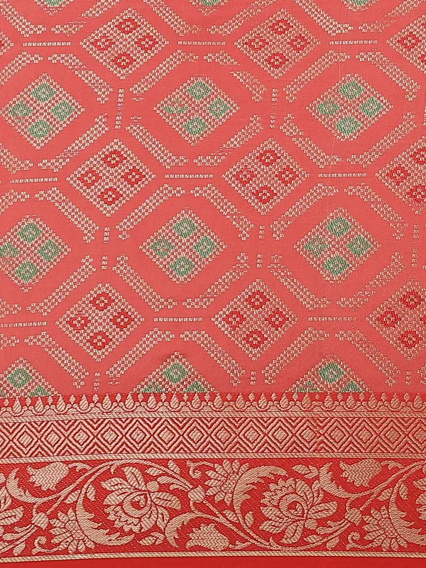 Pink_Silk_Blend_Saree_for_Women