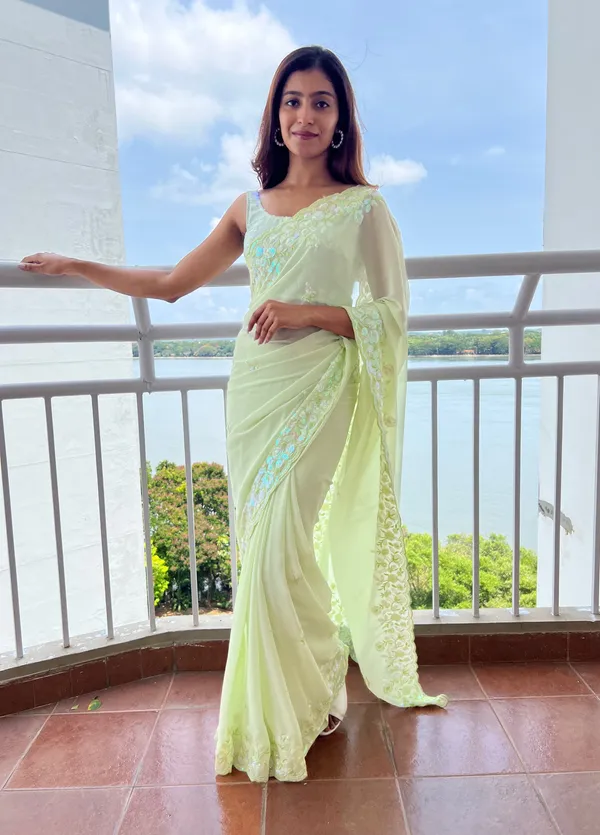 Light_Green_Georgette_Saree_for_Women