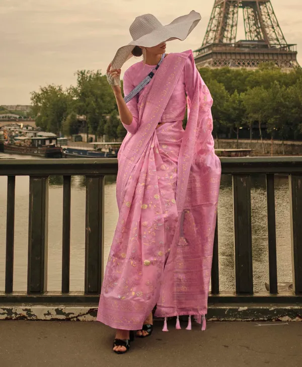 Light_Pink_Organza_Saree_for_Women
