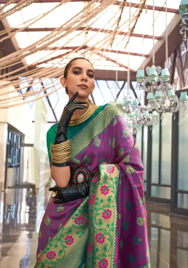 Rani_Pink_Silk_Saree_for_Women