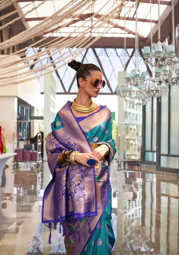 Indigo_Blue_Silk_Saree_for_Women