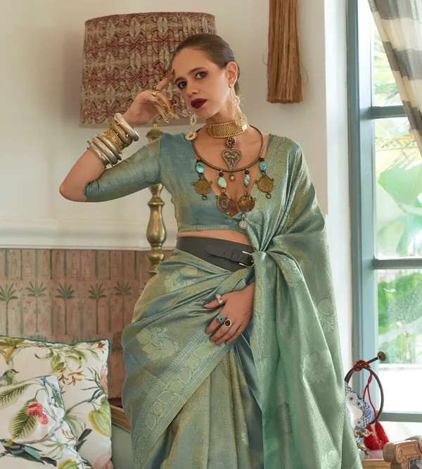 Sky_Blue_Silk_Saree_for_Women