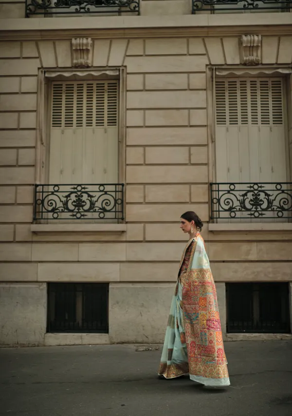 Designer_Sky_Blue_Silk_Kashmiri_Handloom_Premium_Range_Saree