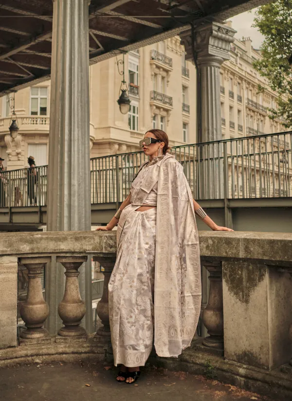 Organza_Chikankari_Lucknowi_Saree