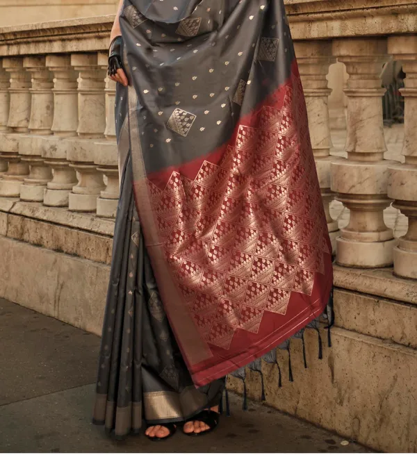 Dark_Grey_Silk_Saree_for_Women