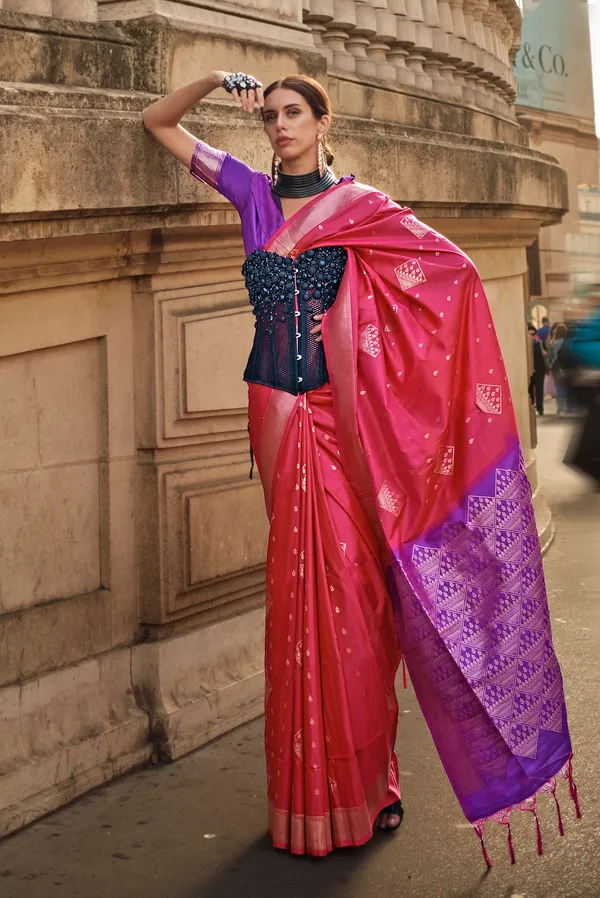 Rani_Pink_Silk_Saree_for_Women