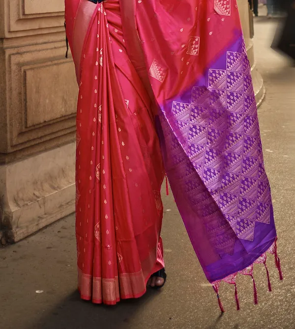 Rani_Pink_Silk_Saree_for_Women