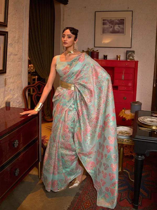 Sea_Green_Silk_Saree_for_Women
