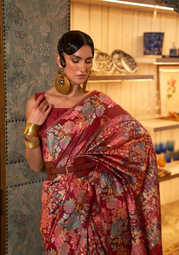 Maroon_Silk_Saree_for_Women