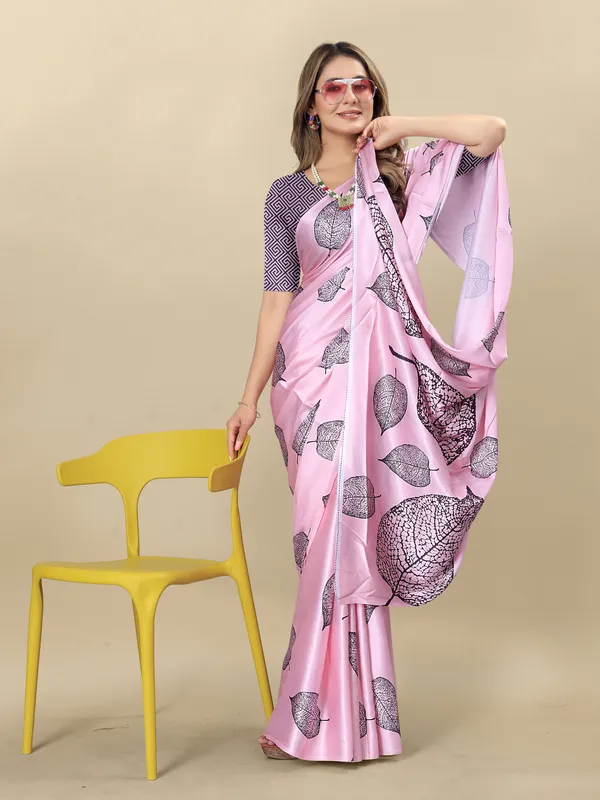 Pink_Satin_Saree_for_Women