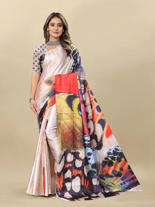 Multicolor_Satin_Saree_for_Women