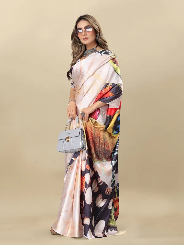 Multicolor_Satin_Saree_for_Women