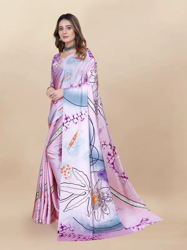 Purple_Satin_Saree_for_Women