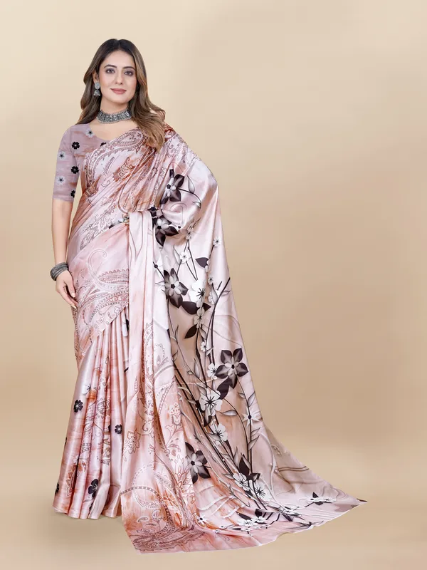 Orange_Satin_Saree_for_Women
