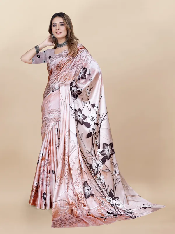 Orange_Satin_Saree_for_Women