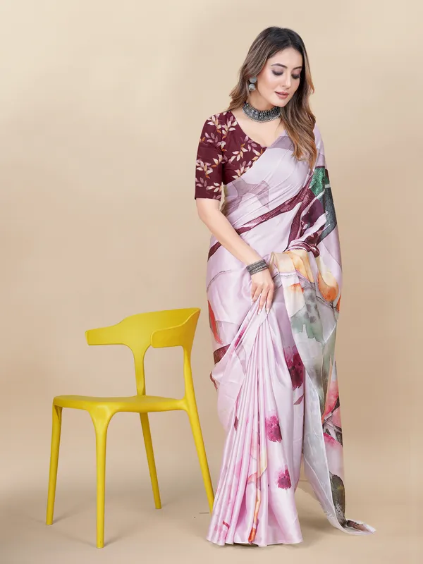 Pink_Satin_Saree_for_Women