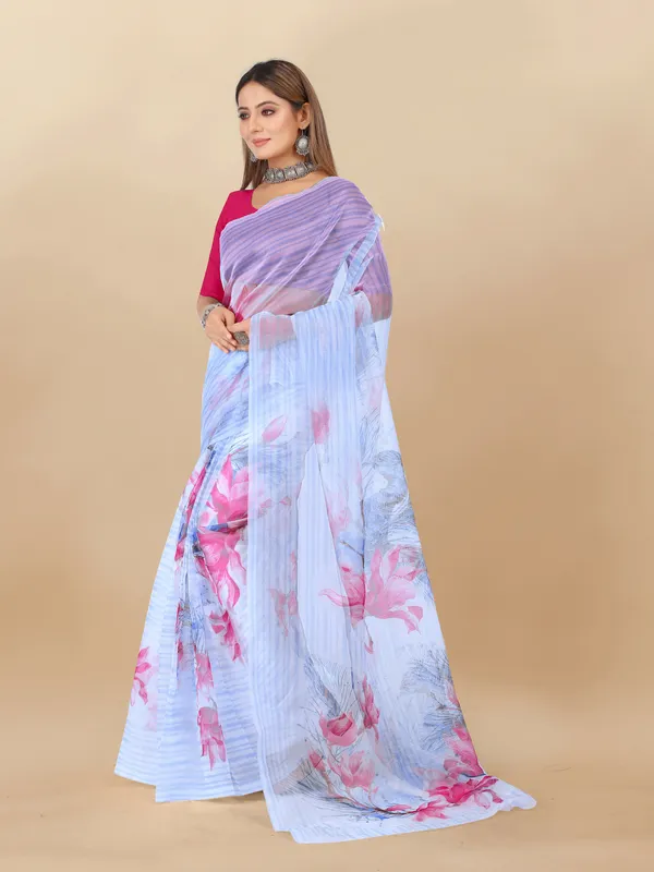 Light_Blue_Organza_Saree_for_Women