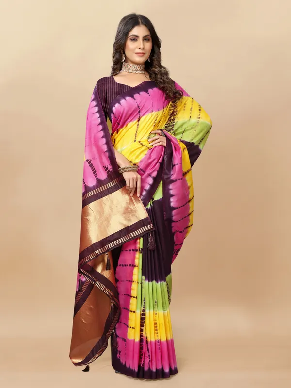 Purple_Cotton_Blend_Saree_for_Women