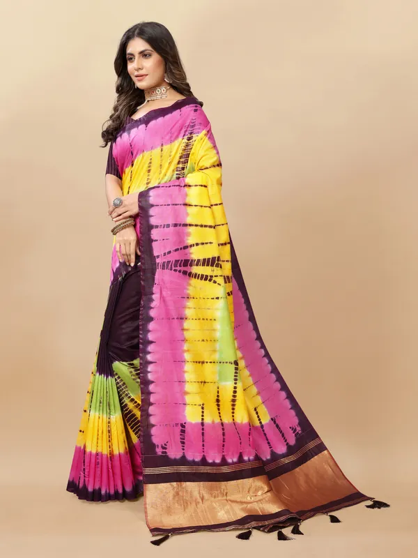Purple_Cotton_Blend_Saree_for_Women