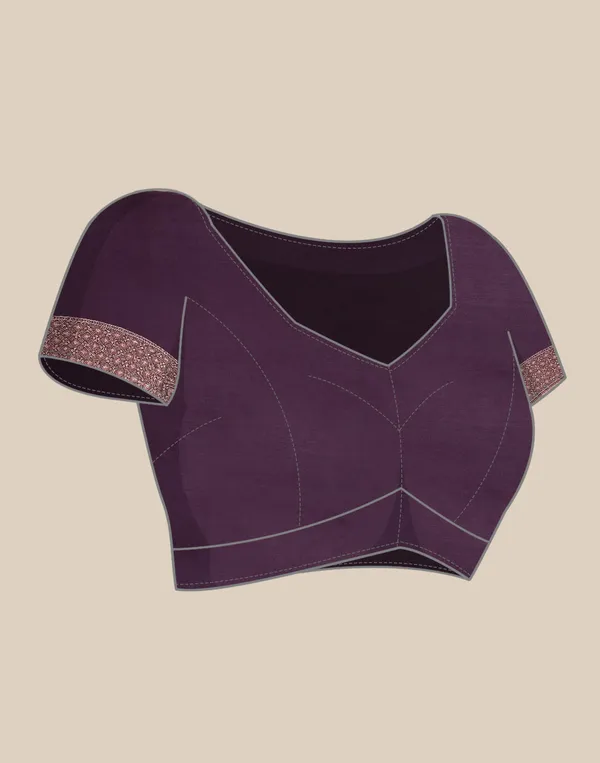 Purple_Silk_Blend_Saree_for_Women
