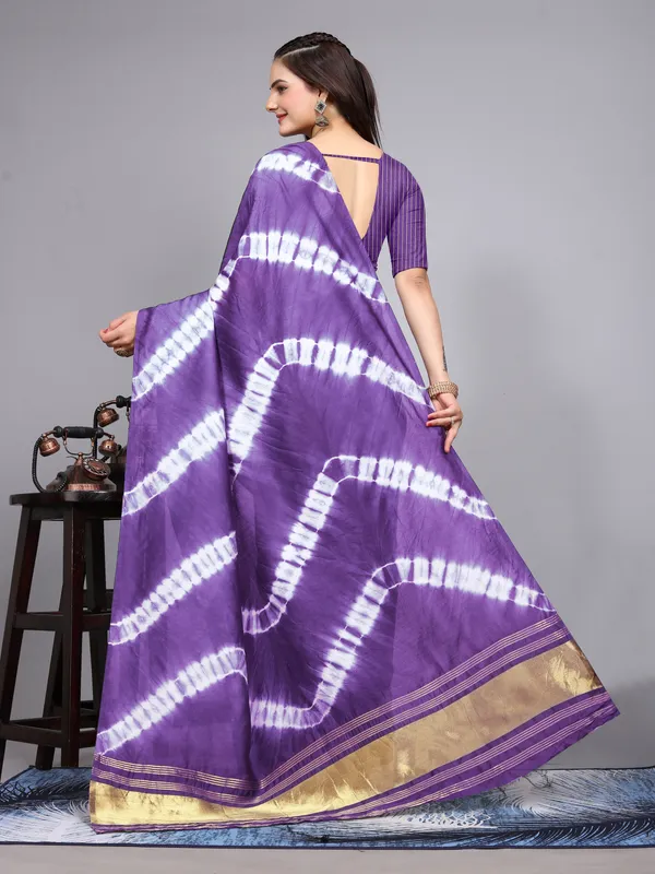 Purple_Cotton_Blend_Saree_for_Women