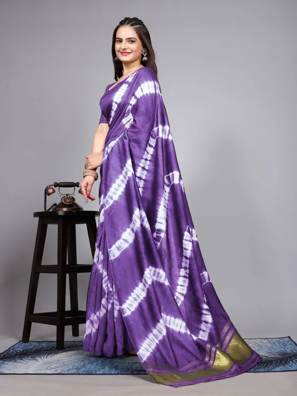 Purple_Cotton_Blend_Saree_for_Women