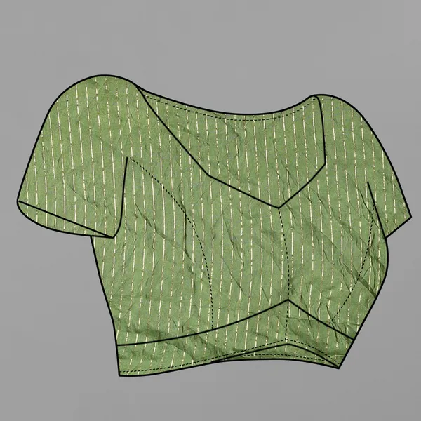 Green_Cotton_Blend_Saree_for_Women